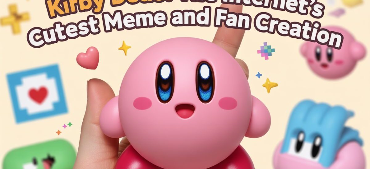 Kirby Dedo finger puppet inspired by Nintendo’s Kirby character