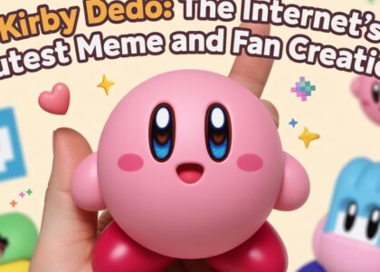 Kirby Dedo finger puppet inspired by Nintendo’s Kirby character